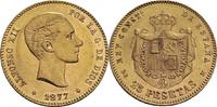 Spanien 25 Pesetas Alfonso XII. (1874-1885)