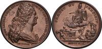 Frankreich Bronzemedaille Louis XV., 1715-1774 -