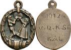 München, Stadt Tragbare Bronzegussmedaille v. K.v.Lilien, Abzeichen zum Bauernkirta des VDKSt. -