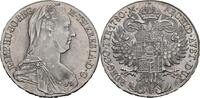 Habsburg, Markgrafschaft Burgau Taler SF, Mailand Maria Theresia, 1740-1780 -