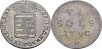 Habsburg, Markgrafschaft Burgau 6 Sols H, Günzburg Leopold II., 1790-1792 -