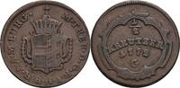 Habsburg, Markgrafschaft Burgau 1/2 Kreuzer G, Günzburg, kleiner Schrötling Maria Theresia, 1740-1780 -