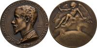 Frankreich, III. Republik Bronzemedaille v. Daniel Dupius, Selbstporträt aus dem Jahre 1876 -