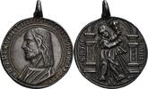 Religion Geprägte Silbermedaille unsigniert -