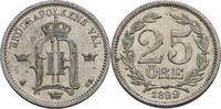 Schweden 25 Öre Oskar II., 1872-1907 -