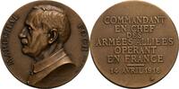 Frankreich Bronzemedaille v. A. Maillard, auf Maréchal F. Foch -