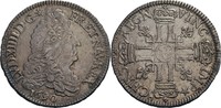 Frankreich 1/2 Ecu, Paris, Reformation Louis XIV., 1643-1715