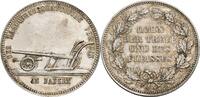 Silbermedaille o.J. (ab 1901) Bayern unsigniert, Prämie des landwirt. Vereins für Dienstboten ss/fast vz, winz. Kratzer und Auflagen