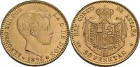 Spanien 20 Pesetas Alfonso XIII., 1886-1931, Neuprägung