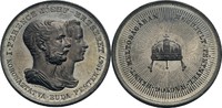Habsburg Zinn-Medaille Franz Joseph I., 1848-1916