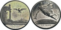 Frankreich Versilberte Zinnmedaille Napoleon I (1815)