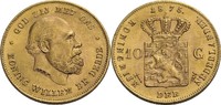 Niederlande 10 Gulden, Utrecht Wilhelm III., 1849-1890