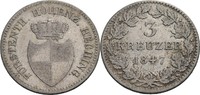 Hohenzollern-Hechingen 3 Kreuzer Friedrich Wilhelm Constantin, 1838-1849