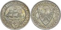 Weimarer Republik 3 Reichsmark A, Berlin 100 Jahre Bremerhaven -