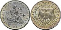 Weimarer Republik 3 Reichsmark D, München 700. Todestag von Walther von der Vogelweide -