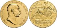 Österreich, Kaiserreich 100 Kronen, Wien, zum 60. Regierungsjubiläum Franz Joseph, I., 1848-1916 -