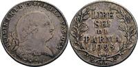 Italien, Parma 6 Lire Ferdinando di Borbone, 1765-1802