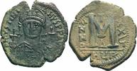 Byzanz, Justinianus I. (527-565) Follis, Antiochia, Off. 4