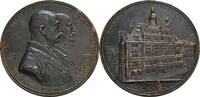 Bronzemedaille 1900 Nürnberg unsigniert, a.d. Einweihung des Amtsgebäudes am Fünferplatz fast vz, Randstab l. bestoßen