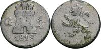 Guatemala 1/4 Real G, Guatemala Fernando VII., 1808-1821 -