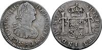 Guatemala 1/2 Real NG-M, Nueva Guatemala Carlos IV., 1788-1808 -