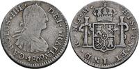 Guatemala 1/2 Real NG-M, Nueva Guatemala Carlos IV., 1788-1808 -