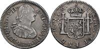 Guatemala 1/2 Real NG-M, Nueva Guatemala Fernando VII., 1808-1821 -