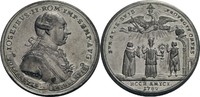 Habsburg Zinnmedaille mit Kupferstift Joseph II., 1765-1790