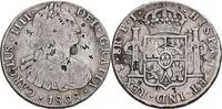 Kolumbien 8 Reales PI, Potosi, mit Chop marks Carlos IV., 1788-1808 -