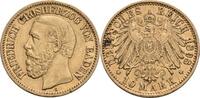 Baden 10 Mark G, Karlsruhe Friedrich I., 1852-1907 -
