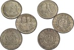 Polen Set 3 x 100 Zlotych 1000 Jahre Polen, darunter zwei Proben