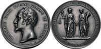 Sachsen-Meiningen Silbermedaille Bernhard Erich Freund, 1803-1866 -