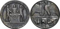 1. Weltkrieg Silbermedaille von Lauer, auf die Kriegssitzung im Reichstag -