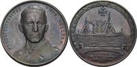 1. Weltkrieg Silbermedaille v. Lauer, auf Fregattenkapitän Georg von Müller und den Kreuzer Emden -