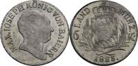 Bayern 6 Kreuzer, München 1825 Maximilian IV. (I.) Joseph, 1799-1825 vz, winz. Stempelfehler