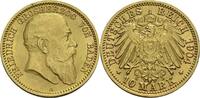 Baden 10 Mark G, Karlsruhe Friedrich I., 1852-1907 -