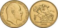 Großbritannien 5 Pounds, London Edward VII., 1901-1910 -