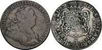 Sachsen, Kurfürstentum 2/3 Taler (1/2 konv.Taler) FWoF, Dresden Friedrich Christian, 1763 -
