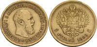 Russland 5 Rubel, St. Petersburg Alexander III., 1881-1894 -