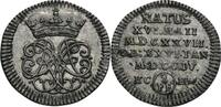 Braunschweig-Wolfenbüttel 2 Pfennig Rudolf August und Anton Ulrich, 1685-1704, auf den Tod von Rudolf August -