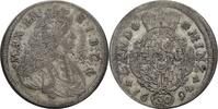 Bayern, Kurfürstentum 30 Kreuzer (1/2 Gulden) CZ, München Maximialin II. Emanuel, 1679-1726 -