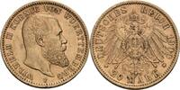 Württemberg 20 Mark F, Stuttgart Wilhelm II., 1891-1918 -
