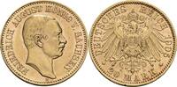 Sachsen 20 Mark E, Muldenhütten Friedrich August III., 1904-1918 -