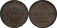 Österreich Ku.- 5 Centisimi M, Mailand Franz Joseph I., 1848-1916 -