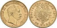 Hessen 20 Mark H, Darmstadt Ludwig III., 1848-1877 -