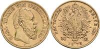 Württemberg 20 Mark F, Stuttgart Karl, 1864-1891 -