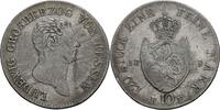 Hessen-Darmstadt 10 Kreuzer, Darmstadt Ludwig I. (X.), 1790-1806-1830 -
