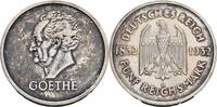 Weimarer Republik 5 Reichsmark D, München zum 100. Todestag Johann Wolfgang von Goethes -