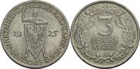 Weimarer Republik 3 Reichsmark A, Berlin Zur Jahrtausendfeier der Rheinlande -