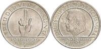 Weimarer Republik 3 Reichsmark F, Stuttgart Zum 10. Jahrestag der Weimarer Reichsverfassung -